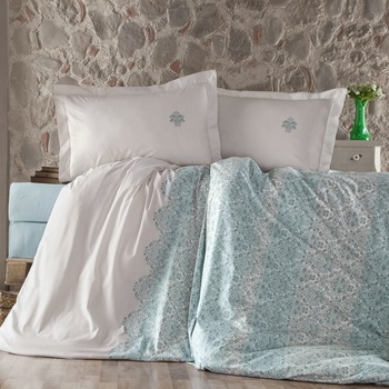 Lenjerie de pat dublu Clasy Tiara V2,100% bumbac ranforce 144TC,4 piese Lenjerie de pat dublu Clasy Tiara V2,100% bumbac ranforce 144TC,4 piese