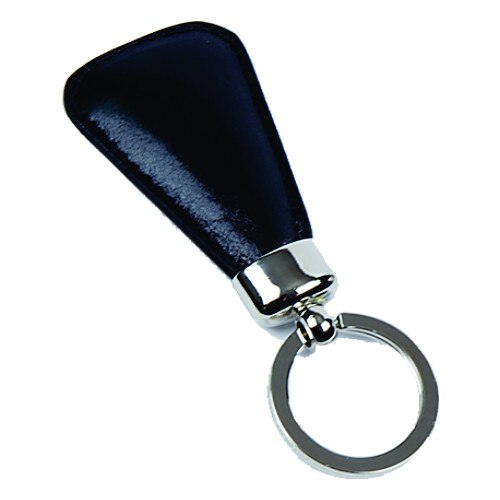 Breloc piele naturala Classic negru