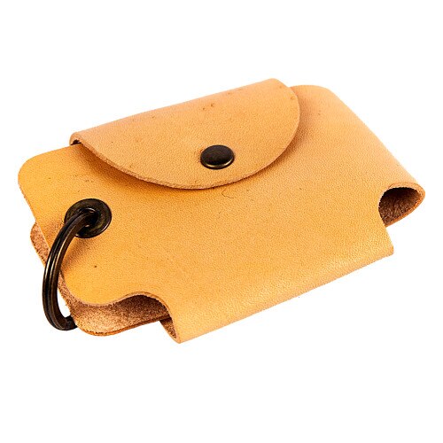 Port Chei cu capsa piele naturala Montana bej