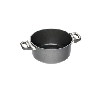 Oala AMT, 24 cm, Inaltime 10 cm, 3 l, Negru Oala AMT, 24 cm, Inaltime 10 cm, 3 l, Negru