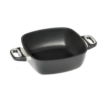 Cratita AMT, 26 x 26 cm, 9 cm, Aluminiu, Negru Cratita AMT, 26 x 26 cm, 9 cm, Aluminiu, Negru
