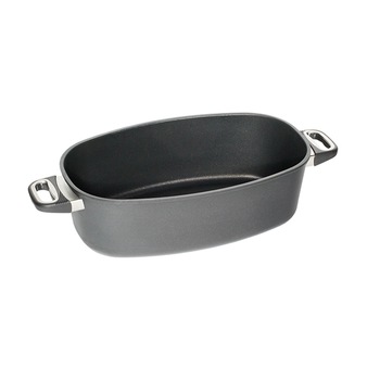 Vas pentru cuptor, AMT, Compatibil cu plita cu inductie, 40 x 24 cm, 10 L Vas pentru cuptor, AMT, Compatibil cu plita cu inductie, 40 x 24 cm, 10 L