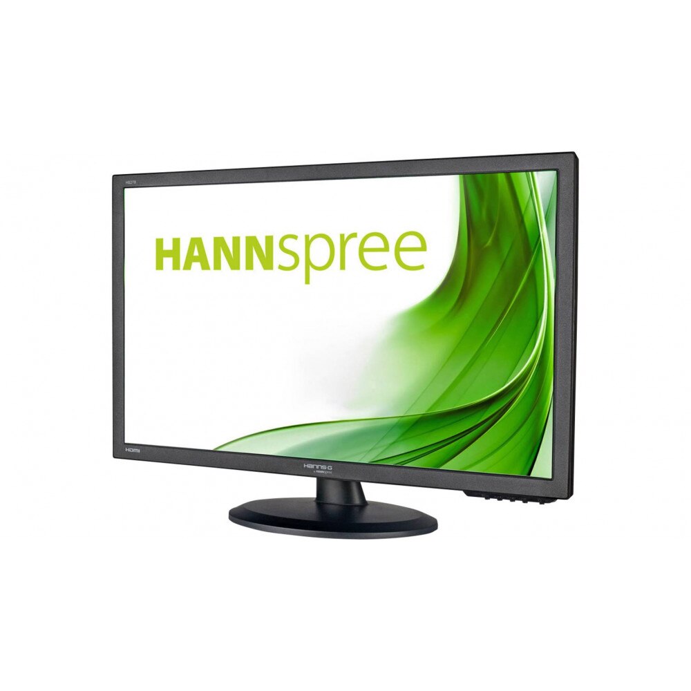 Monitor HANNSPREE HS278UPB, IPS, 27 inch, Wide, Full HD, D-Sub, DP, HDMI, Negru