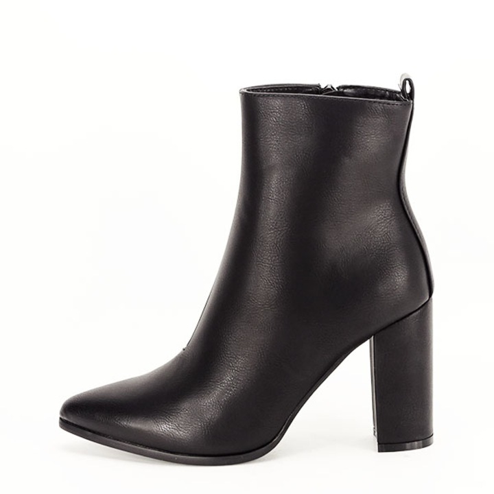 Botine negre elegante B-E5133-1 118 507, Negru