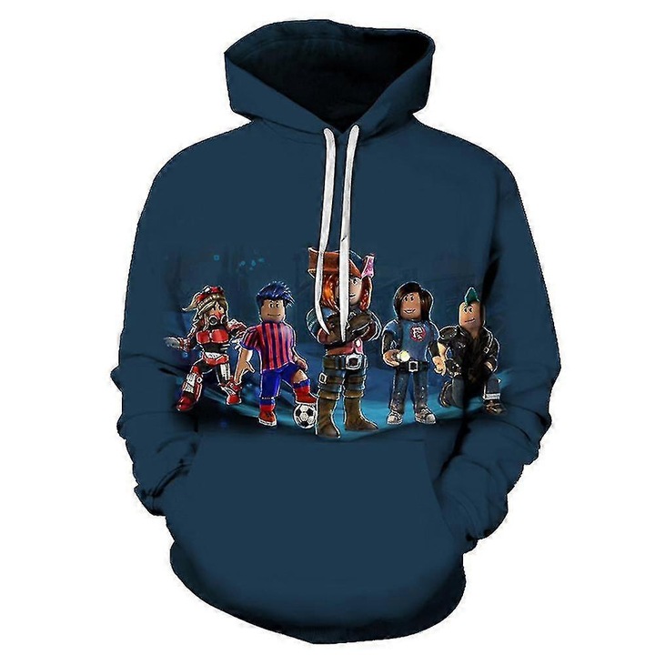 Детски суичъри, Roblox, полиестер, син