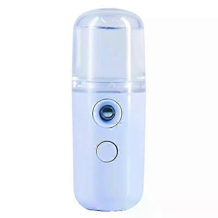 Spray facial nano, umidificator portabil, capacitate rezervor 30ML, albastru