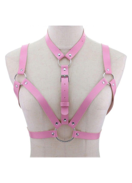 Ham sexy unisex, decopunk, piele, roz, One Size INTL