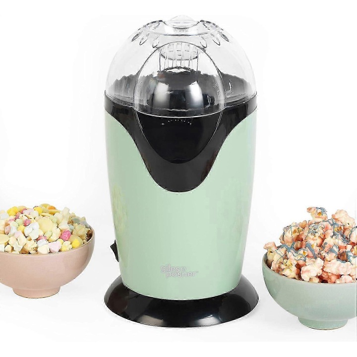 Aparat de preparat popcorn, 1200W, 17x16x31cm, cu cana de masurare, fara ulei