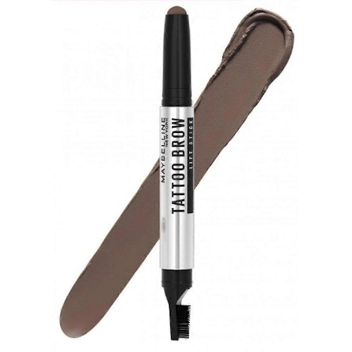 Stick pentru stilizarea sprancenelor, 03 Medium Brown, formula de ceara de lunga durata, vegan