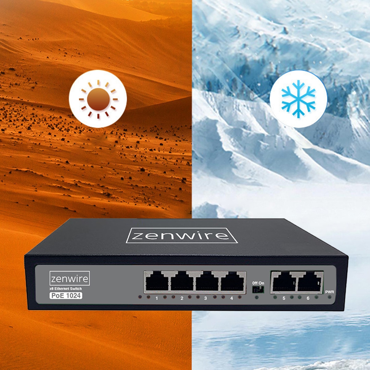 HD660S＋TRIPOWIN GranVia Switch Ethernet Gigabit Jormftte, 16 porturi, metal, 10/100/1000M