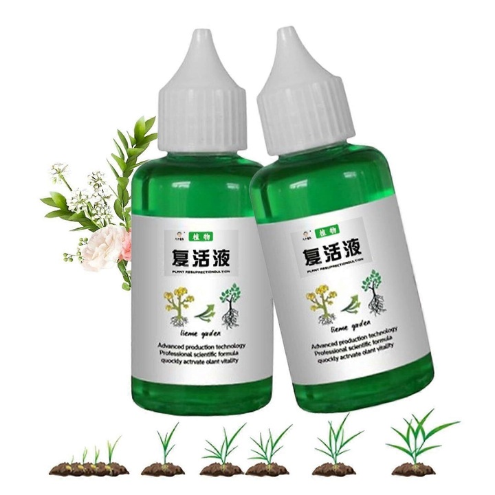 Set 2 solutie activatoare pentru plante si flori