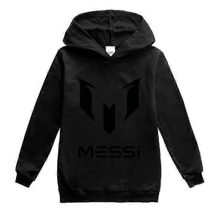 Детски суичър, памучна смес, комплект 1 х суичър, Черен