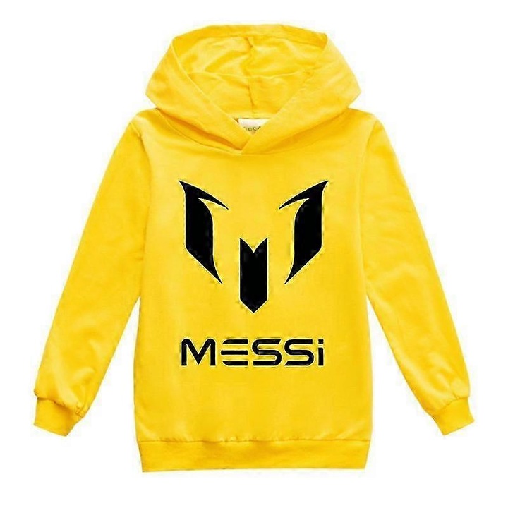 Детски суичър, памучна смес, комплект 1 х суичър, Жълт