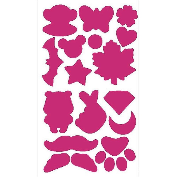 Patch autoadeziv DIY pentru jachete cu puf, 14.5x24.5cm, roz, pentru reparat