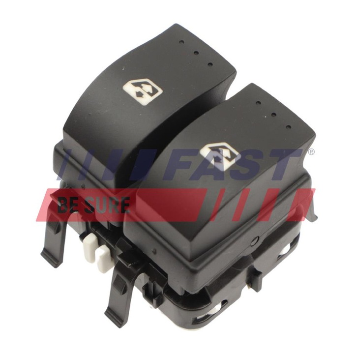 FAST dupla ablakemelő kapcsoló, Renault Kangoo II, 2008, könnyű beszerelés, tartós anyag