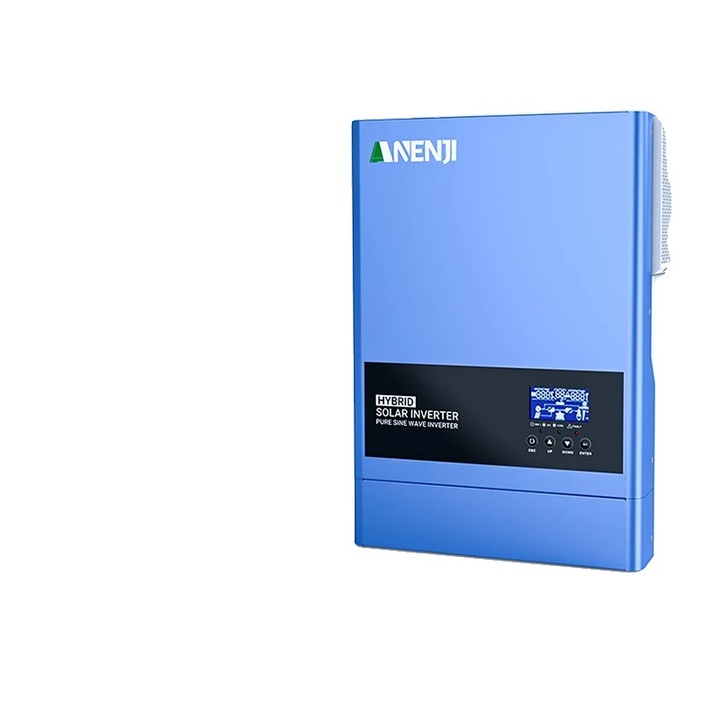 Invertor solar ANJ-6200W-48V, putere de iesire sinusoidala pura, monitorizare WiFi, 220-240V, dimensiuni compacte