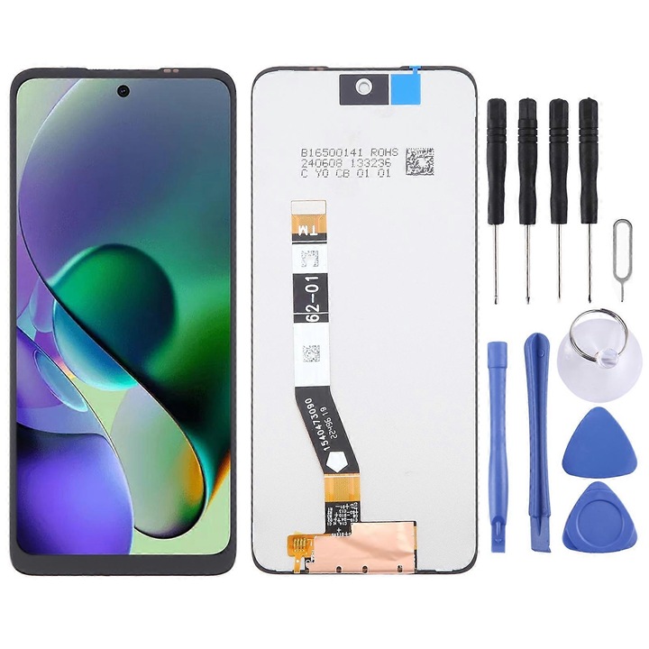 Ecran LCD cu digitizator complet pentru Motorola Moto G54 Power, negru
