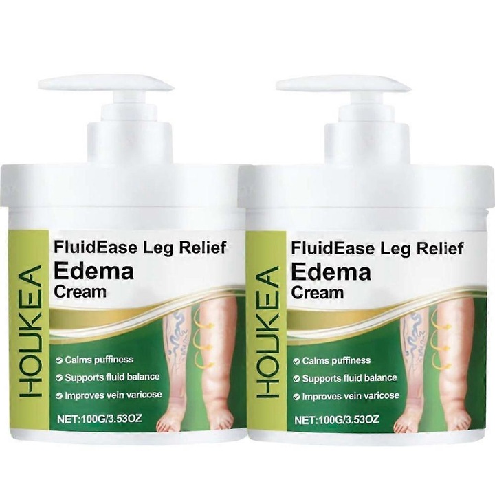 Crema din plante pentru picioare, 2 bucati, hidratare profunda, reducere umflaturi, 100ml