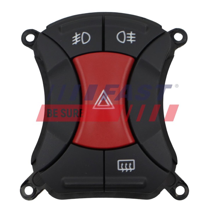 FAST vészvillogó kapcsoló, Fiat Doblo-hoz, 2000+, tartós, könnyen szerelhető