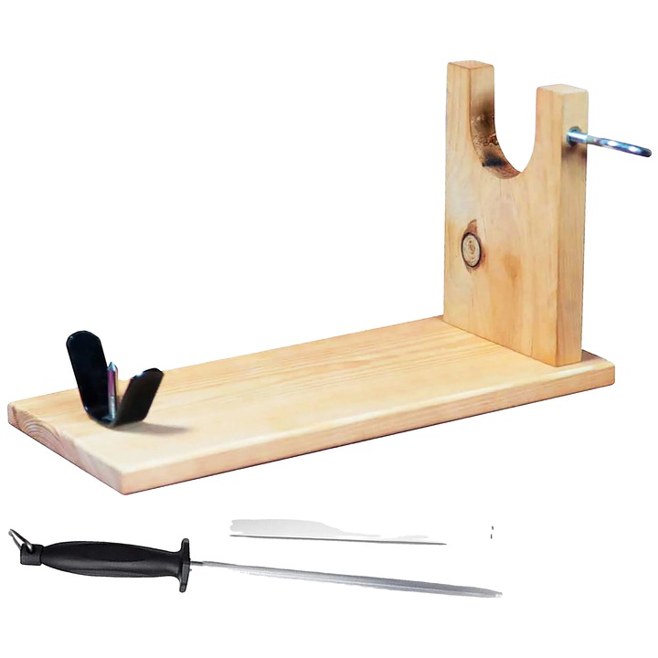 Suport pentru sunca, lemn natural, asamblare rapida