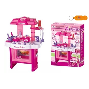 Set Bucatarie de jucarie include o multime de accesorii, cu sunete si lumini pentru copii + Breloc personalizat cu fisa pentru supermarket CADOU Set Bucatarie de jucarie include o multime de accesorii, cu sunete si lumini pentru copii + Breloc personalizat cu fisa pentru supermarket CADOU