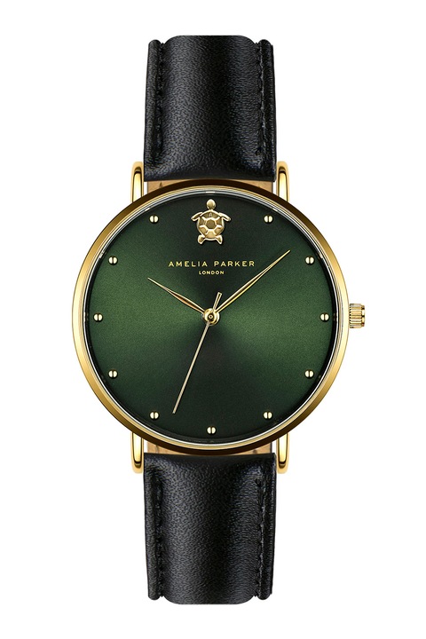 Amelia Parker, Часовник с кожена каишка, Черен