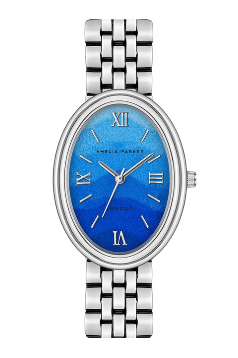 Amelia Parker, Часовник с бляскав циферблат, Сребърен