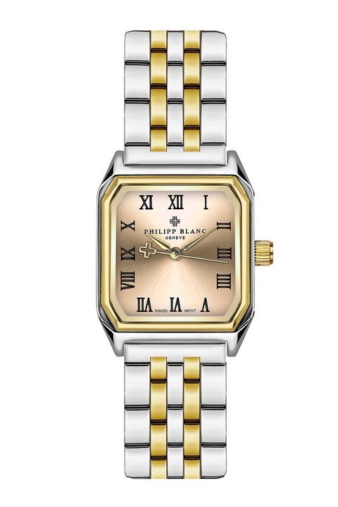 Philipp Blanc, Szögletes karóra, Ezüstszín, Aranyszín