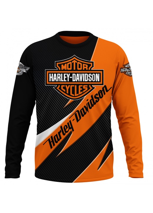 Мъжка блуза Harley Davidson 102.36, дълъг ръкав, многоцветна