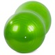 Földimogyoró alakú fitneszlabda, Zola, 40 x 80 cm, izomerősítésre, fizikai állapot javítására, neurológiai betegségek kezelésére, zöld