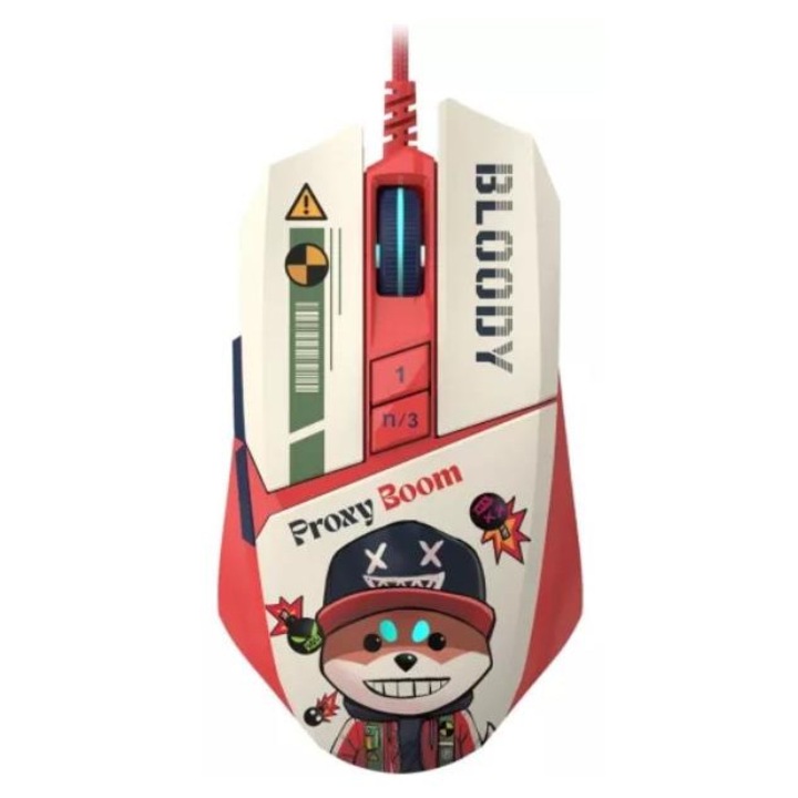 Mouse A4Tech Bloody RGB cu iluminare animată, USB