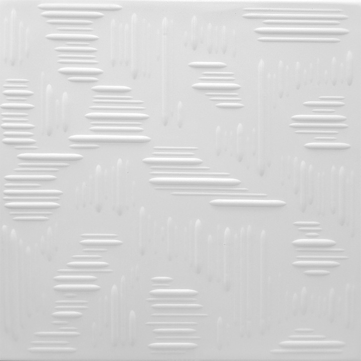 Tavan fals decorativ 0808 Alb 500 x 500 mm