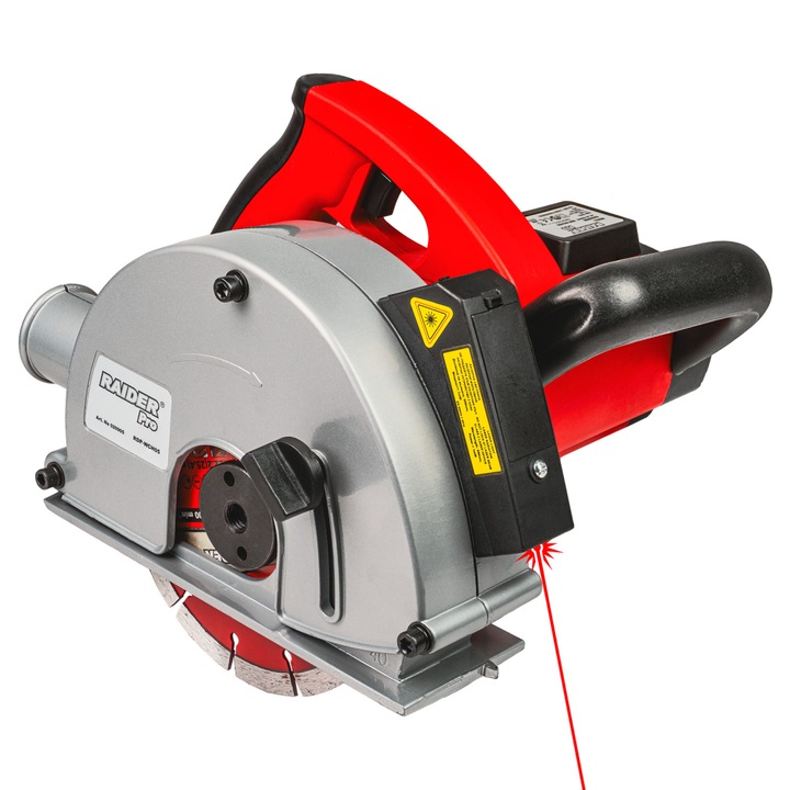Фреза за канали Raider RDP-WCH05, 1.7kW, 150mm, 4cm, 4 диска, Лазер, Куфар