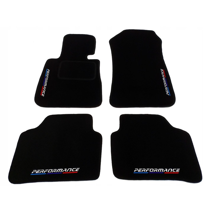 Autószőnyeg, Lasota, szett, BMW 5 E60-hoz (2003 - 2010), 1750 g/m2, csúszásgátló, fekete