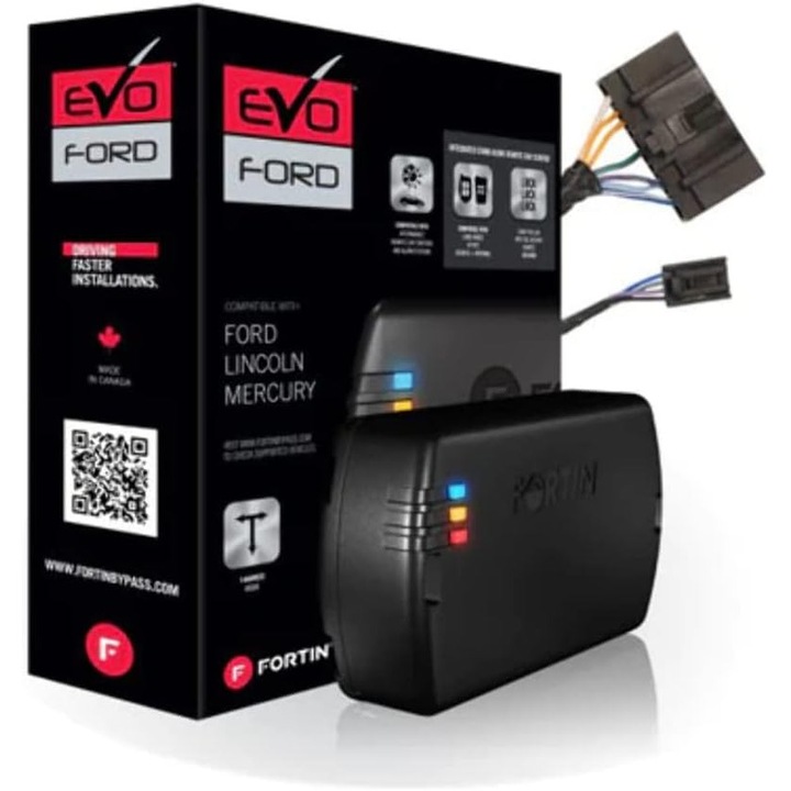 Sistem de pornire la distanță, Fortin EVO-FORT3, pentru automobile Ford cu cheie pliabilă și Push-to-Start