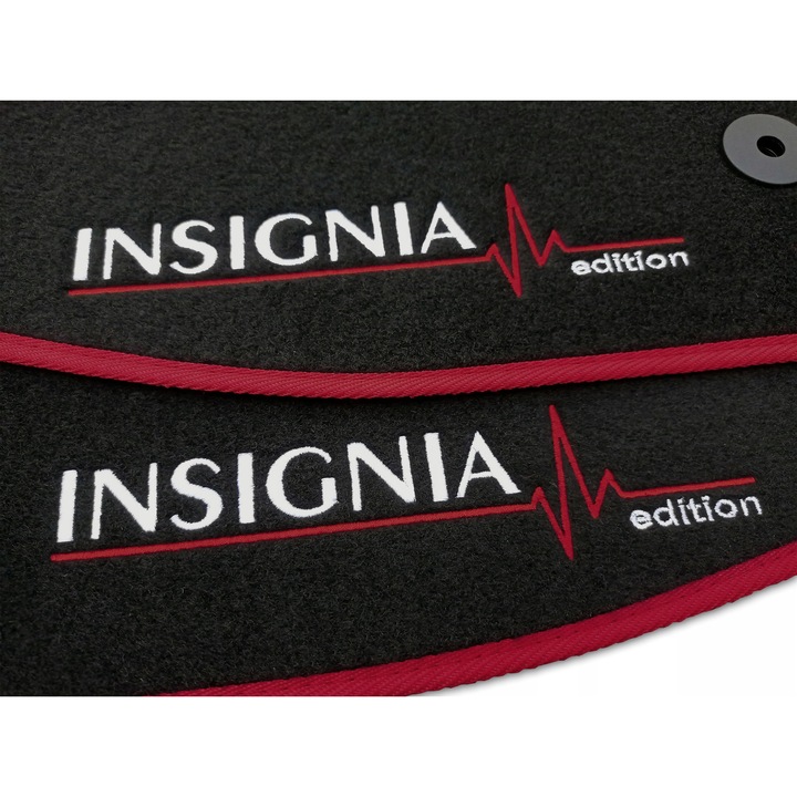 Covorase auto, Lasota, set, pentru Opel Insignia B, 1750 g/m2, bordou, cu stopere