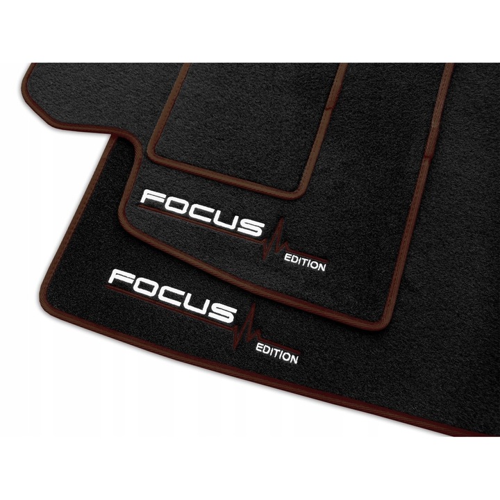 Autószőnyegek, Lasota, 4 darabos szett, velúr, 1750 g/m2, rögzítőkkel, Ford Focus MK2-höz (2004 - 2011)