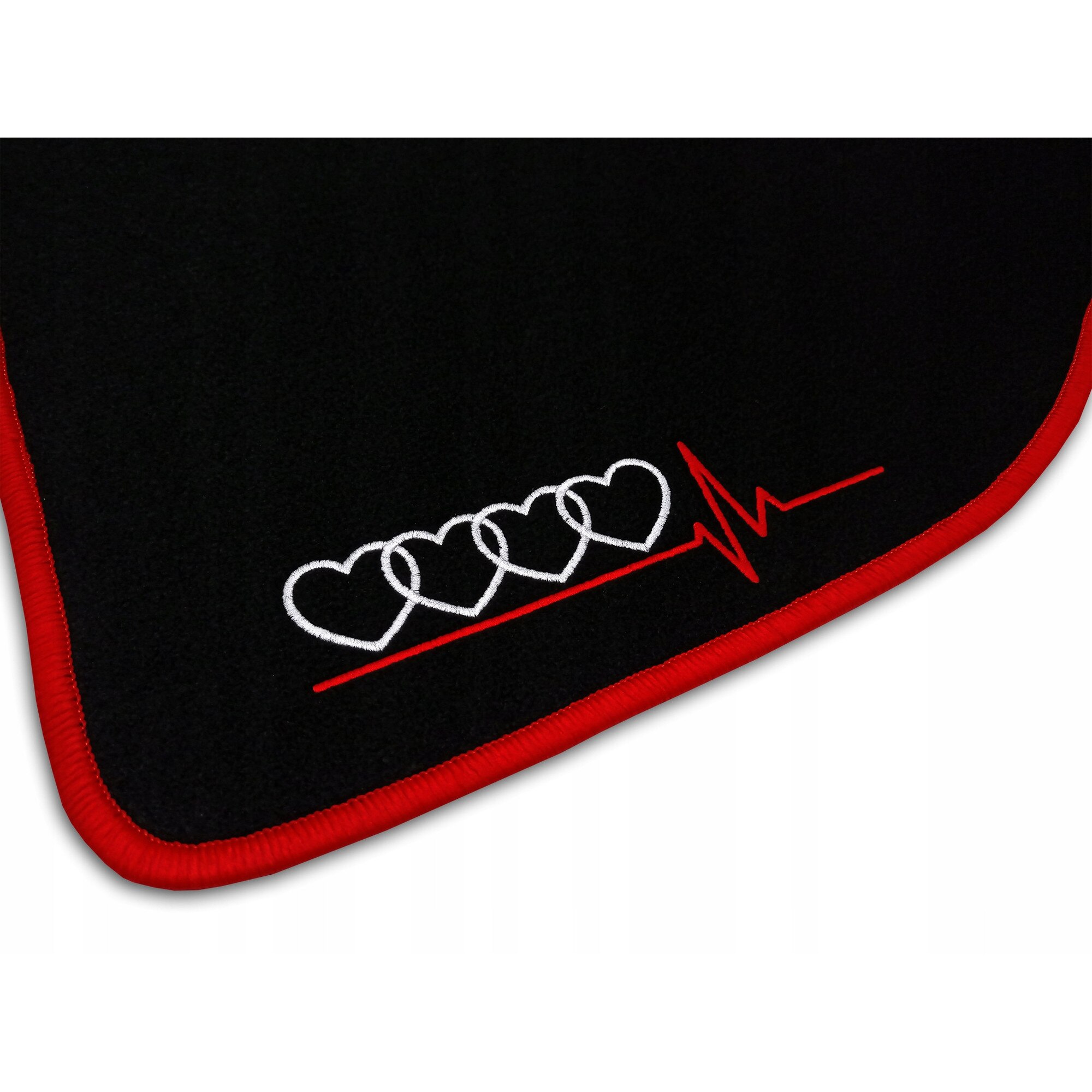 Set covorase auto Lasota, velur, cu broderie, pentru Audi A6 C7