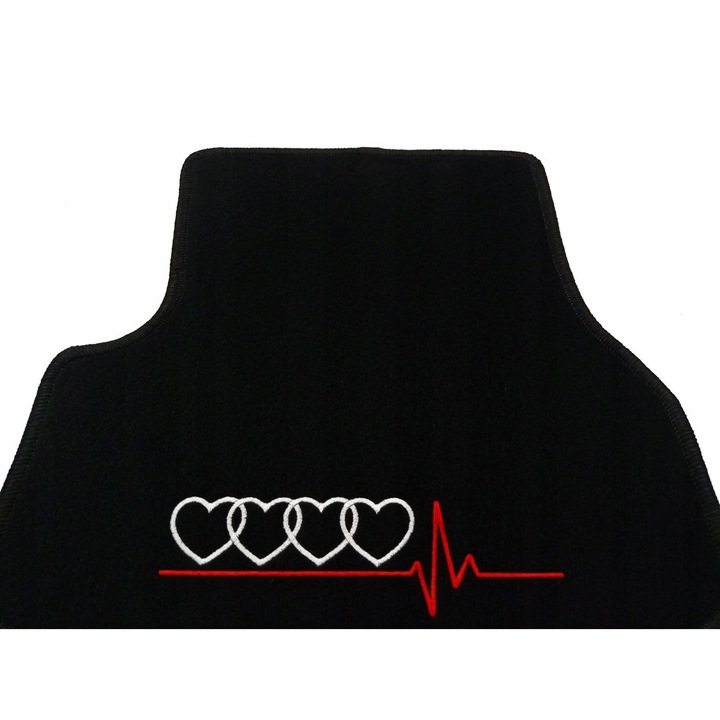 CZARNE WYCIERACZKI AUDI A3 8P (2003-2013) + 4x HAFT - NAJWYŻSZA JAKOŚĆ