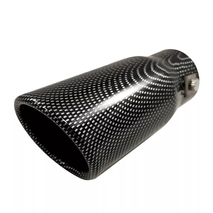 Ornament Toba Esapament Universala Ornament Teava Esapament Sistem De Evacuare Teava De Evacuare Toba Sport Otel Inoxidabil Carbon 31 mm 41 mm