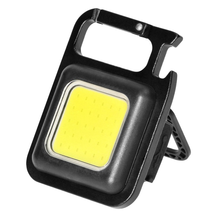 Lanterna mini LED COB, 400lm, 6500K, 500 mAh