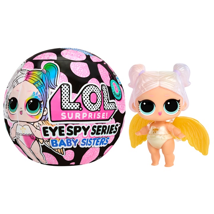 Papusica bebe L.O.L. Surprise! seria Eye Spy Baby Sisters