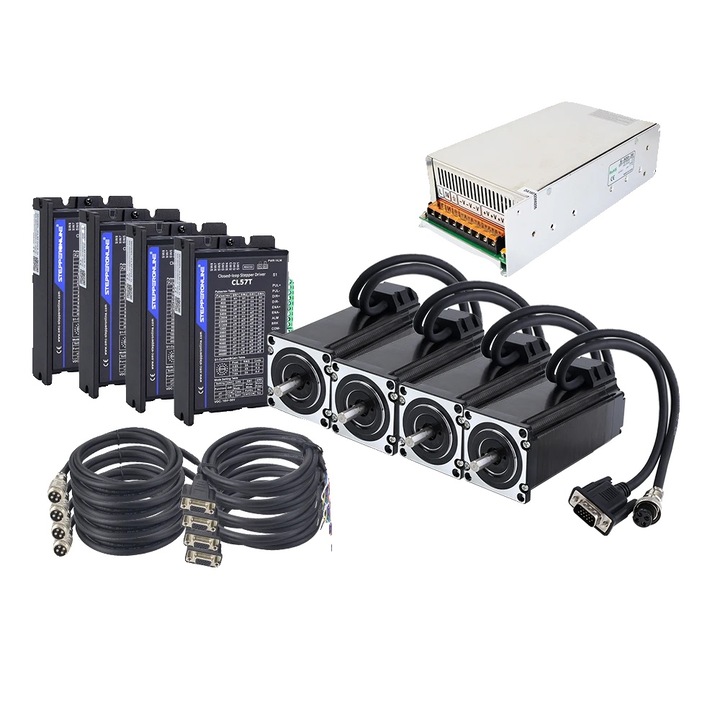 Motor Pas cu Pas in Circuit Inchis, 3Nm Cuplu de Mentinere, Encoder Optic, 8mm