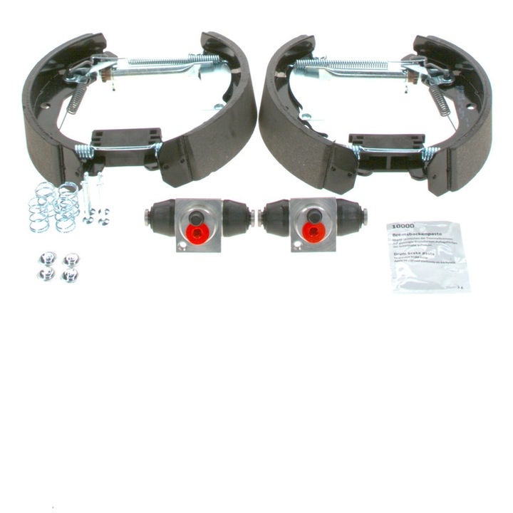 Комплект спирачни накладки Bosch, 200x46мм, хидравлични цилиндри 19мм, лесен монтаж