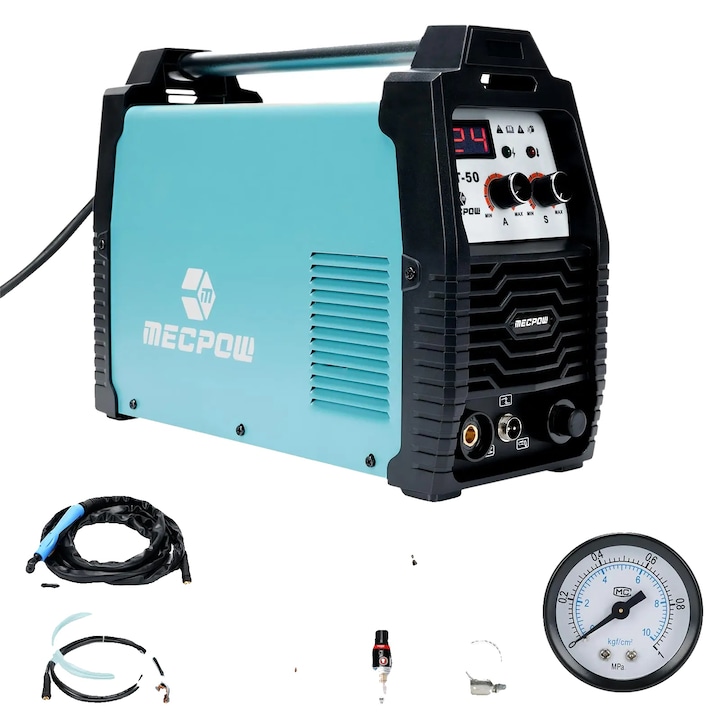 Aparat de sudura Plasma, Mecpow Cut-50, taiere precisa, utilizare eficienta a aerului, 220V, 20-50A