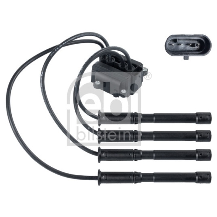 FEBI gyújtótekercs, 4 elektróda, 3 rögzítési pont, 0,830 kg, OE 82 00 084 401