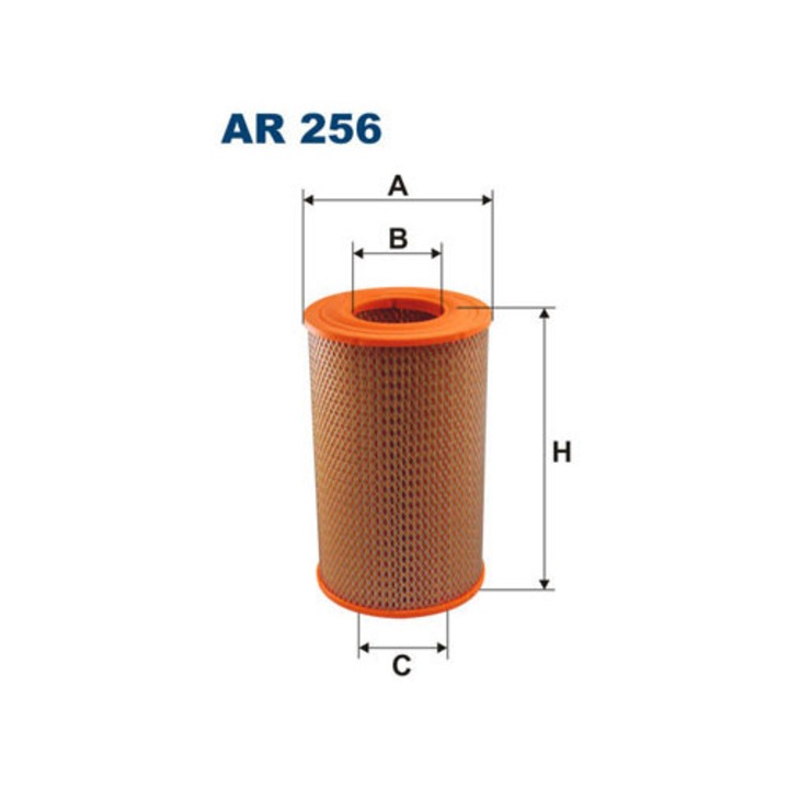 Légszűrő FILTRON AR256, 64x205x125mm, univerzális