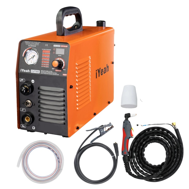 Aparat de sudura plasma CUT50D, 110V/220V, grosime maxima de taiere 16mm, 46x32x26cm, 7kg