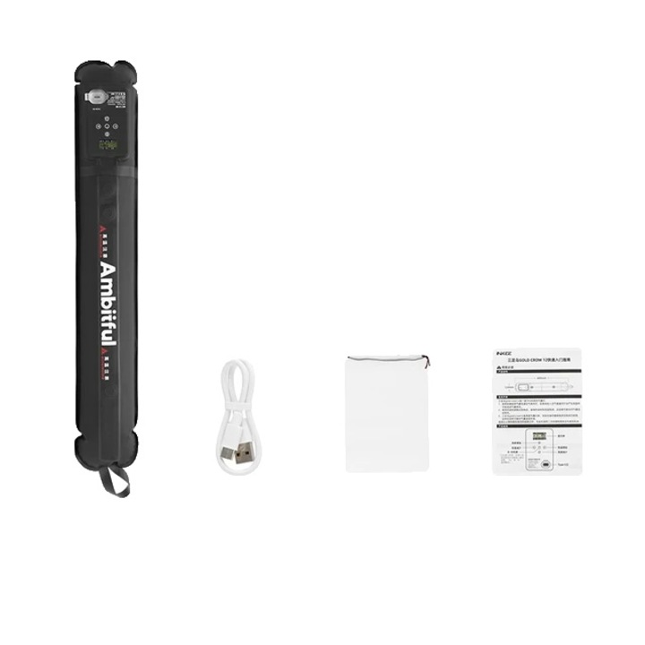 Kit de iluminare foto, bi-color LED, ajustare luminozitate, 2700K-6500K, portabil