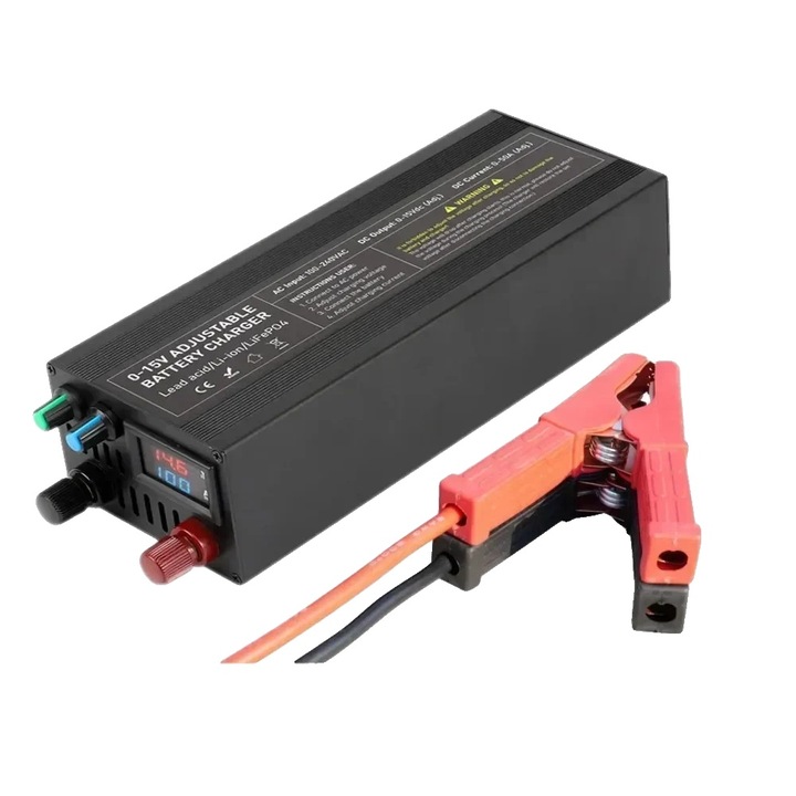 Redresor auto, CT100A clip, incarcare rapida, compatibilitate tensiune larga, 100-240V